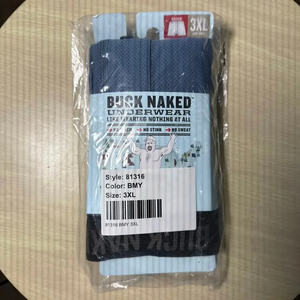 Duluth Trading Men’s Buck Naked 2 Boxers 1 Organic Boxers 3XL